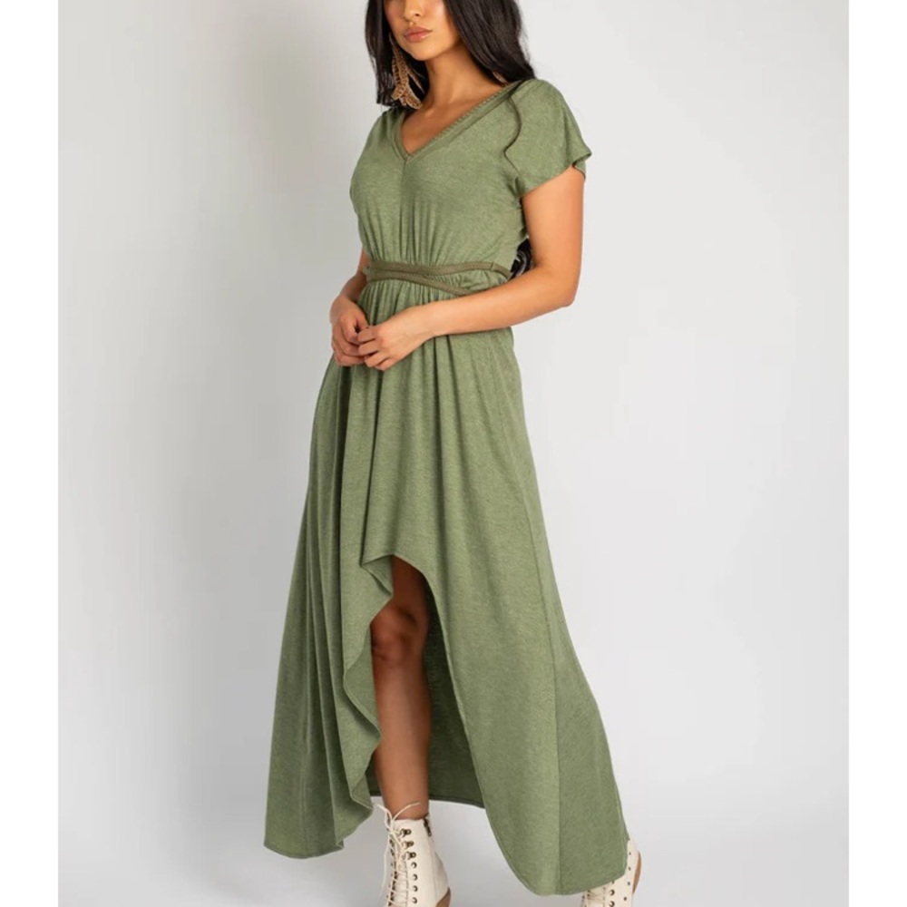 Joyfolie Green Maxi Dress NWT Size M